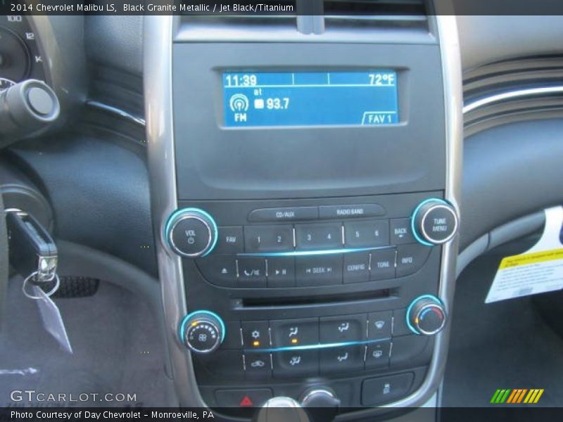 Black Granite Metallic / Jet Black/Titanium 2014 Chevrolet Malibu LS