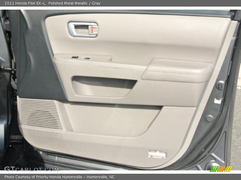 Polished Metal Metallic / Gray 2011 Honda Pilot EX-L