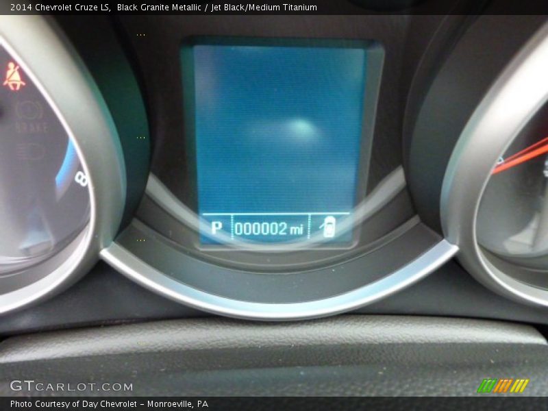 Black Granite Metallic / Jet Black/Medium Titanium 2014 Chevrolet Cruze LS