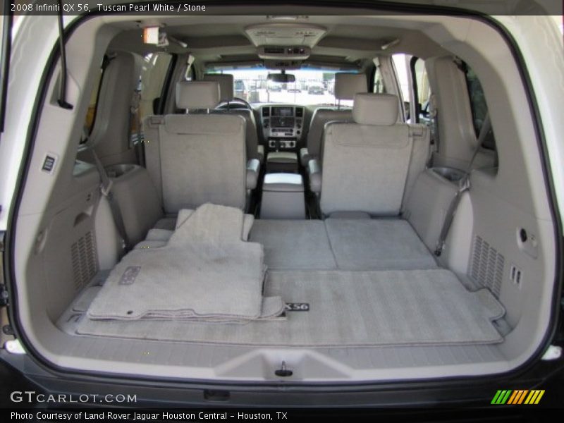 Tuscan Pearl White / Stone 2008 Infiniti QX 56