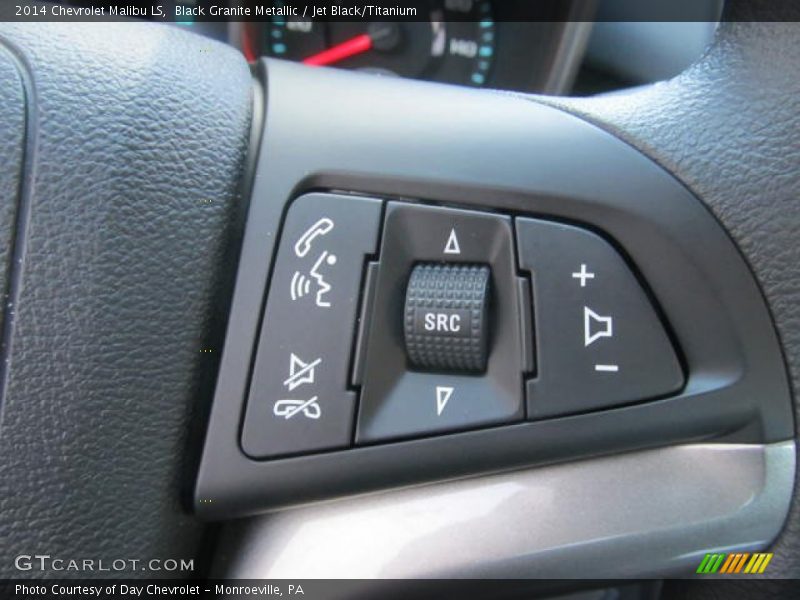 Black Granite Metallic / Jet Black/Titanium 2014 Chevrolet Malibu LS