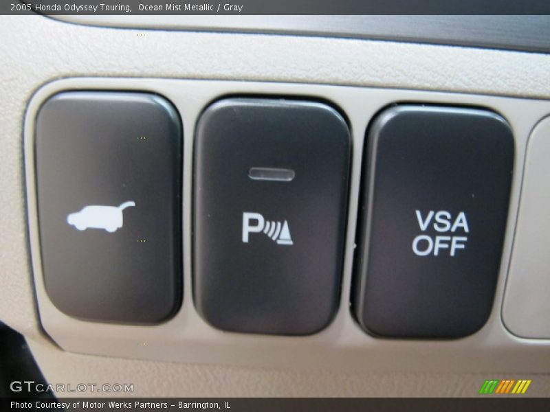Ocean Mist Metallic / Gray 2005 Honda Odyssey Touring