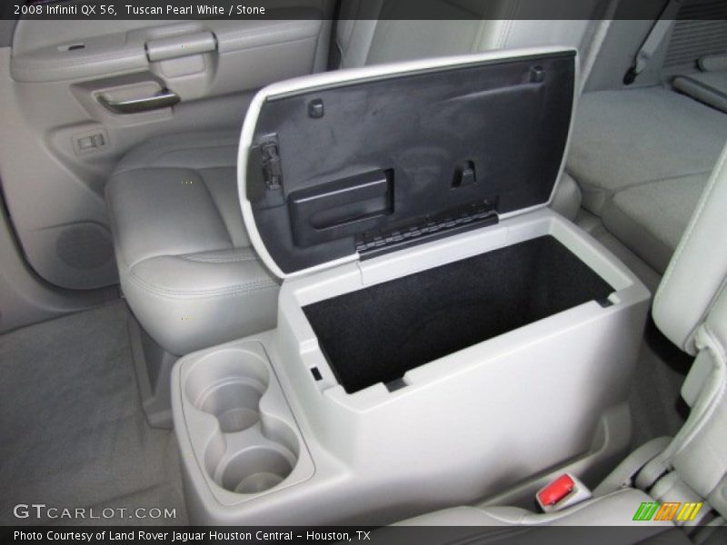 Tuscan Pearl White / Stone 2008 Infiniti QX 56