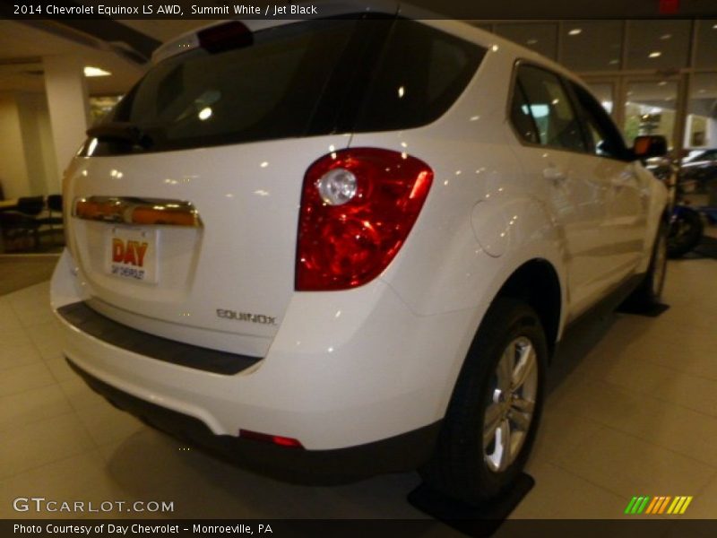 Summit White / Jet Black 2014 Chevrolet Equinox LS AWD