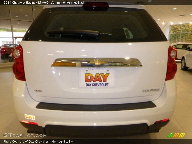 Summit White / Jet Black 2014 Chevrolet Equinox LS AWD