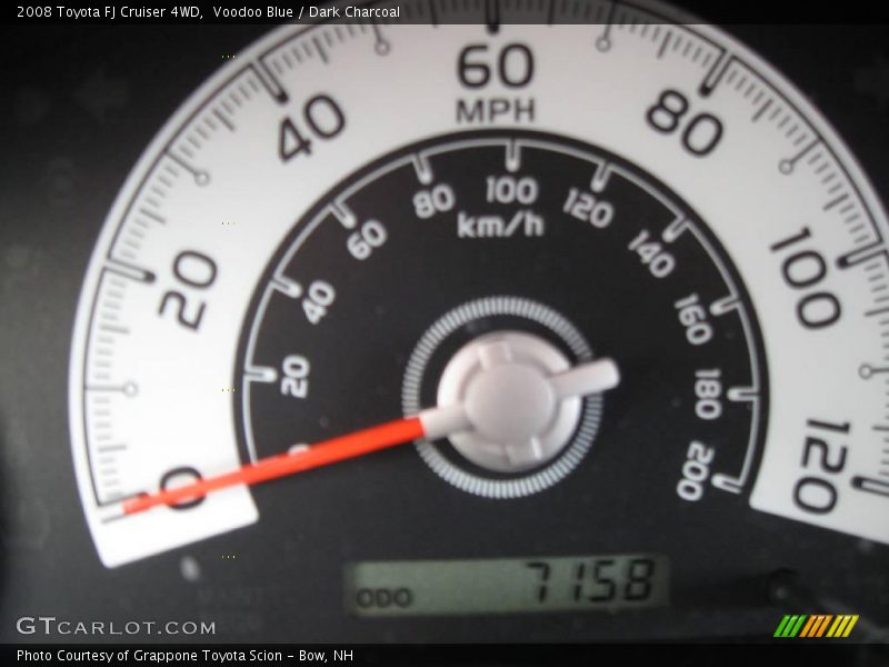 Voodoo Blue / Dark Charcoal 2008 Toyota FJ Cruiser 4WD
