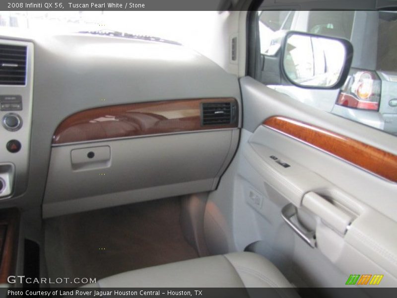 Tuscan Pearl White / Stone 2008 Infiniti QX 56
