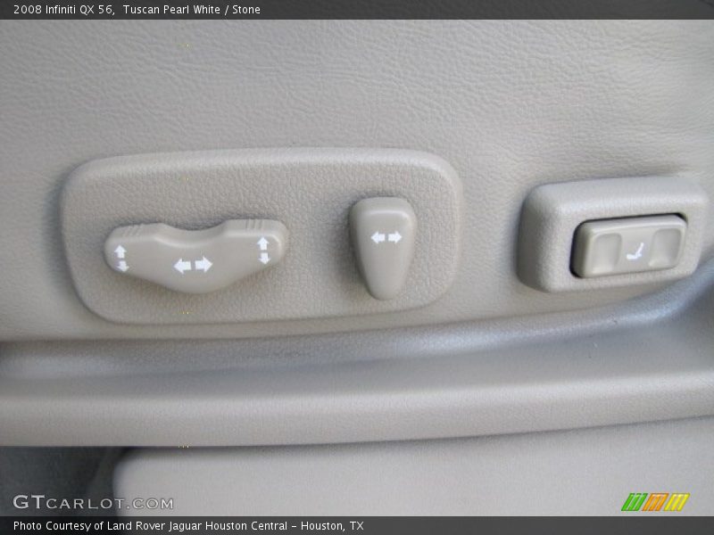 Tuscan Pearl White / Stone 2008 Infiniti QX 56