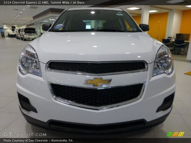 Summit White / Jet Black 2014 Chevrolet Equinox LS AWD
