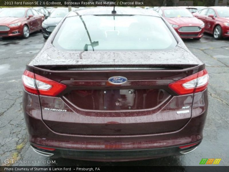 Bordeaux Reserve Red Metallic / Charcoal Black 2013 Ford Fusion SE 2.0 EcoBoost