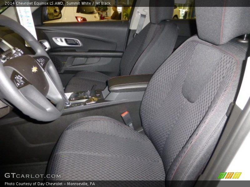 Summit White / Jet Black 2014 Chevrolet Equinox LS AWD