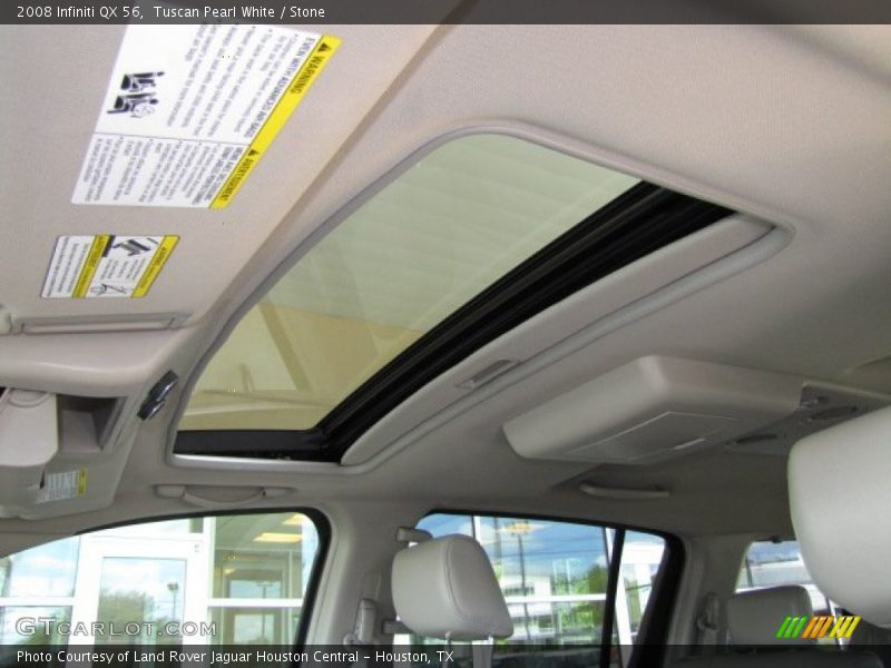 Tuscan Pearl White / Stone 2008 Infiniti QX 56