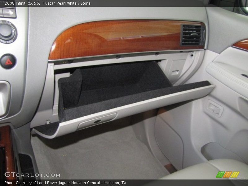 Tuscan Pearl White / Stone 2008 Infiniti QX 56