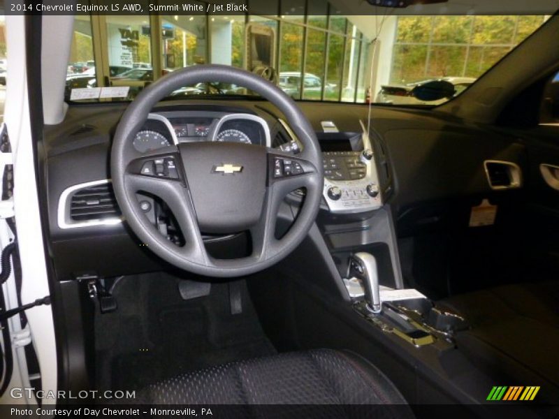 Summit White / Jet Black 2014 Chevrolet Equinox LS AWD
