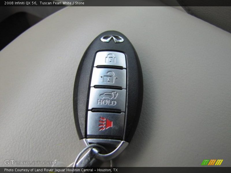 Tuscan Pearl White / Stone 2008 Infiniti QX 56