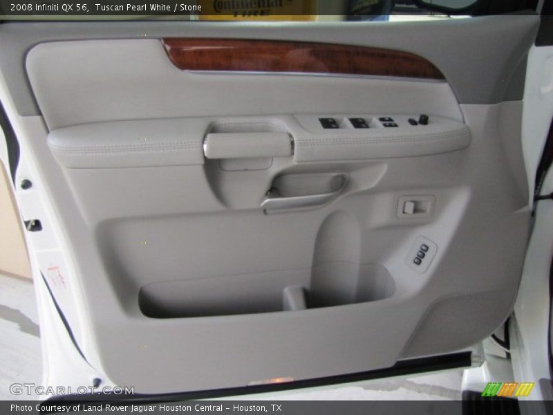 Tuscan Pearl White / Stone 2008 Infiniti QX 56