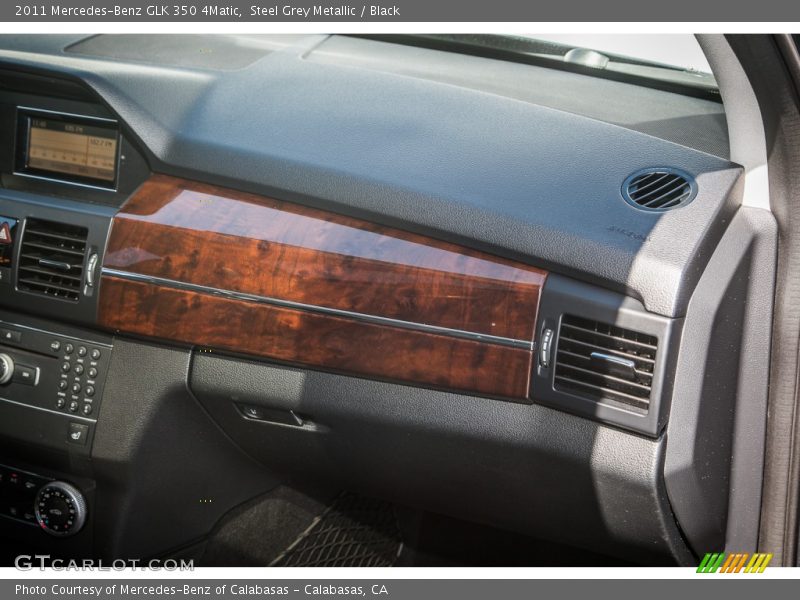 Steel Grey Metallic / Black 2011 Mercedes-Benz GLK 350 4Matic