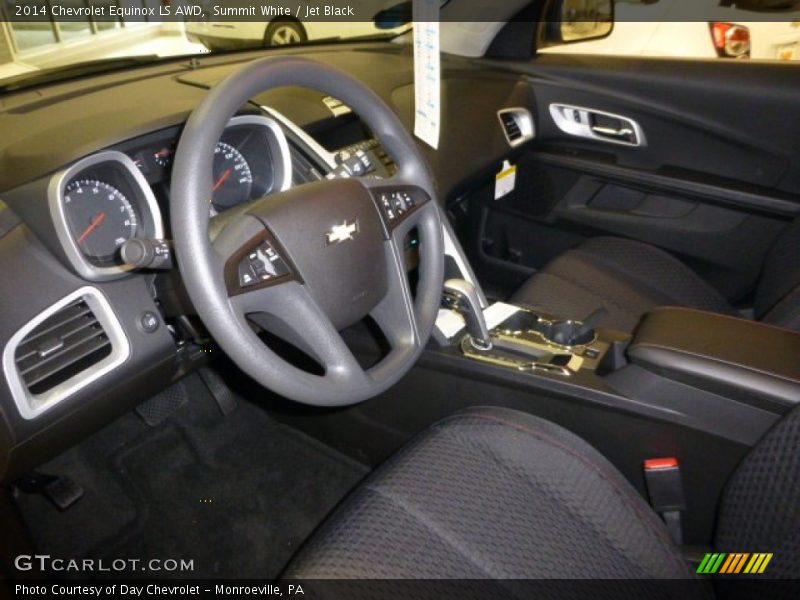 Summit White / Jet Black 2014 Chevrolet Equinox LS AWD