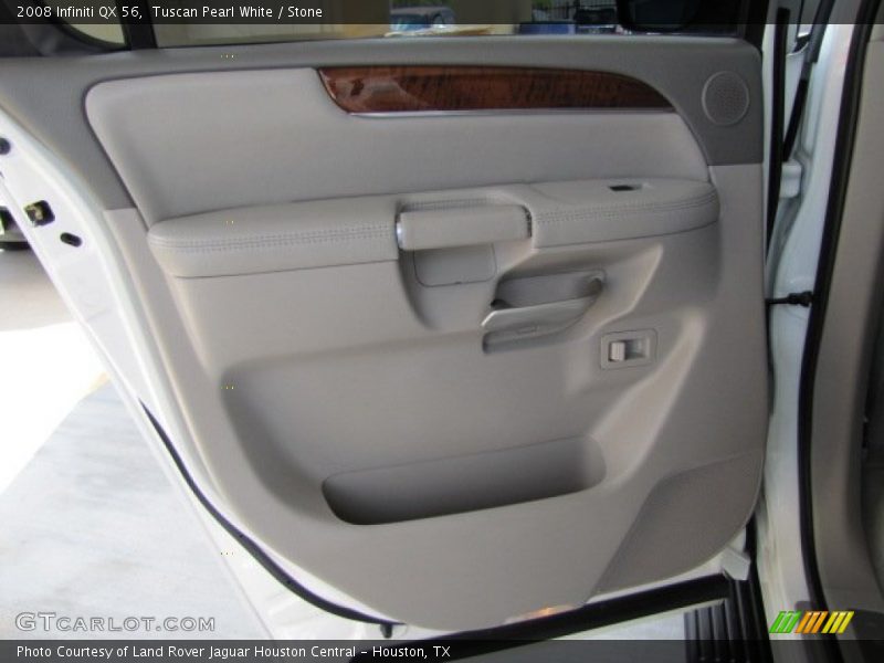 Tuscan Pearl White / Stone 2008 Infiniti QX 56