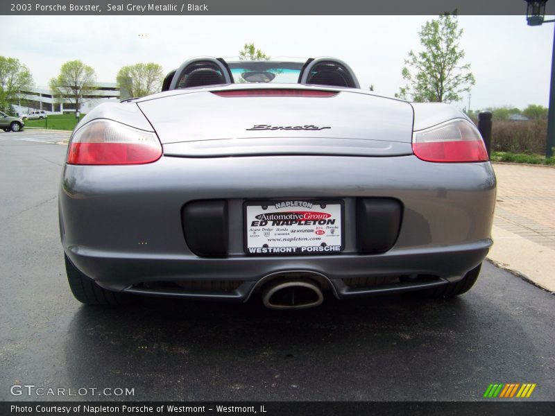 Seal Grey Metallic / Black 2003 Porsche Boxster