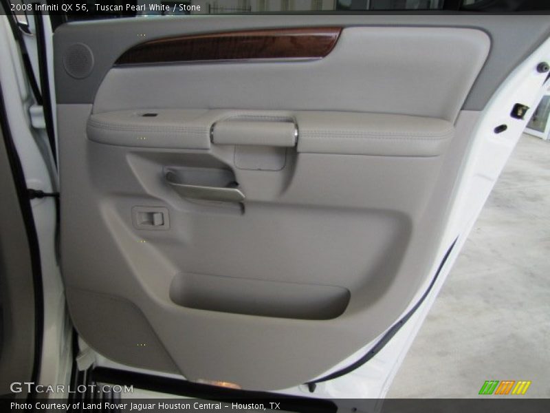 Tuscan Pearl White / Stone 2008 Infiniti QX 56
