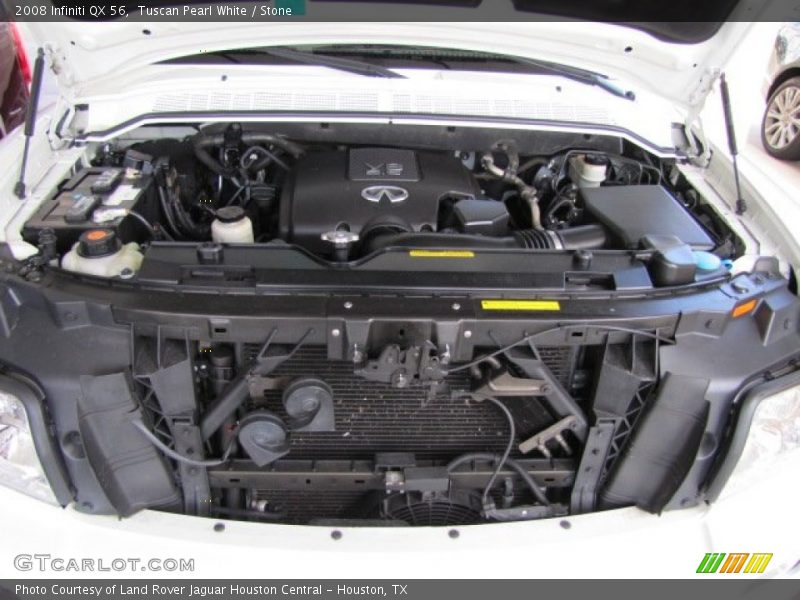 Tuscan Pearl White / Stone 2008 Infiniti QX 56
