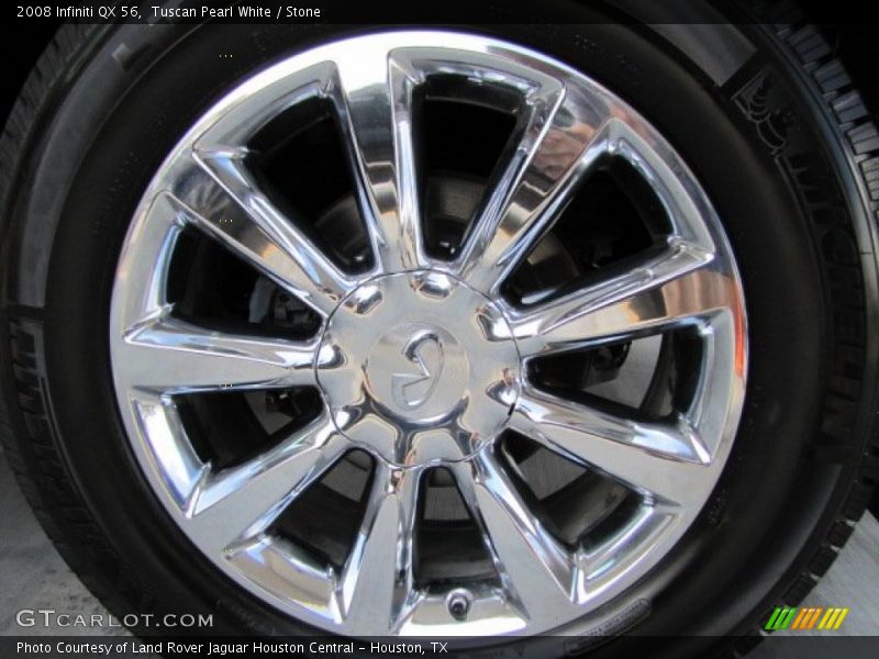 Tuscan Pearl White / Stone 2008 Infiniti QX 56