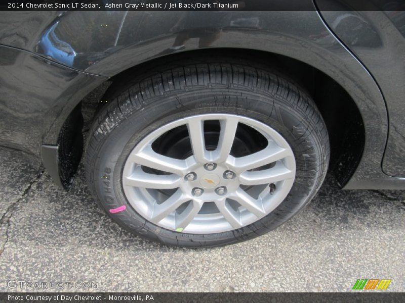 Ashen Gray Metallic / Jet Black/Dark Titanium 2014 Chevrolet Sonic LT Sedan