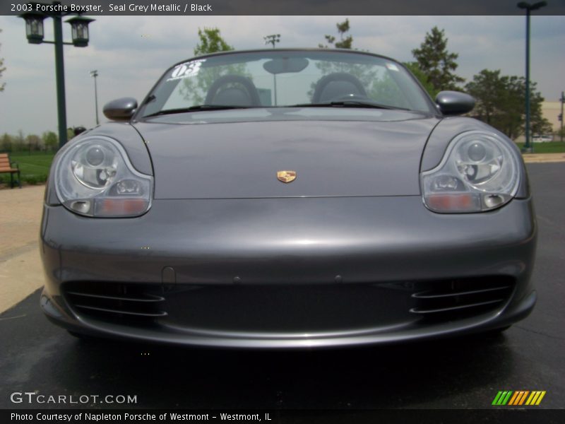 Seal Grey Metallic / Black 2003 Porsche Boxster