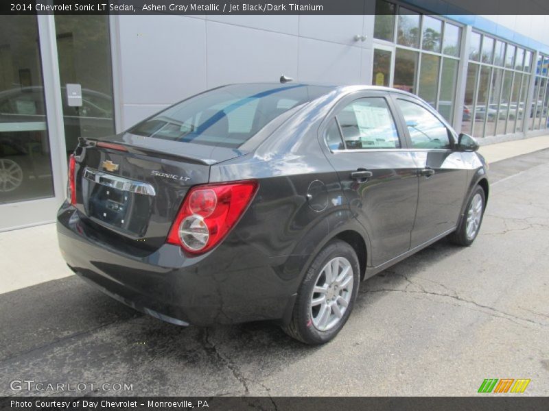 Ashen Gray Metallic / Jet Black/Dark Titanium 2014 Chevrolet Sonic LT Sedan