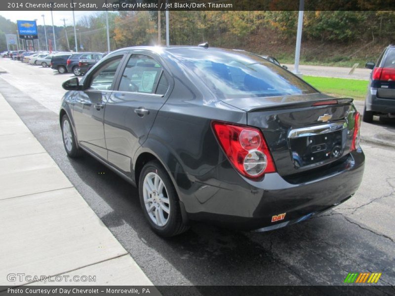Ashen Gray Metallic / Jet Black/Dark Titanium 2014 Chevrolet Sonic LT Sedan