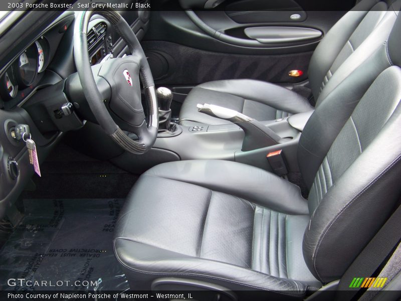 Seal Grey Metallic / Black 2003 Porsche Boxster
