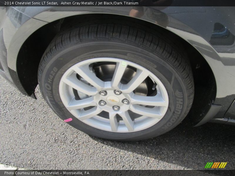 Ashen Gray Metallic / Jet Black/Dark Titanium 2014 Chevrolet Sonic LT Sedan