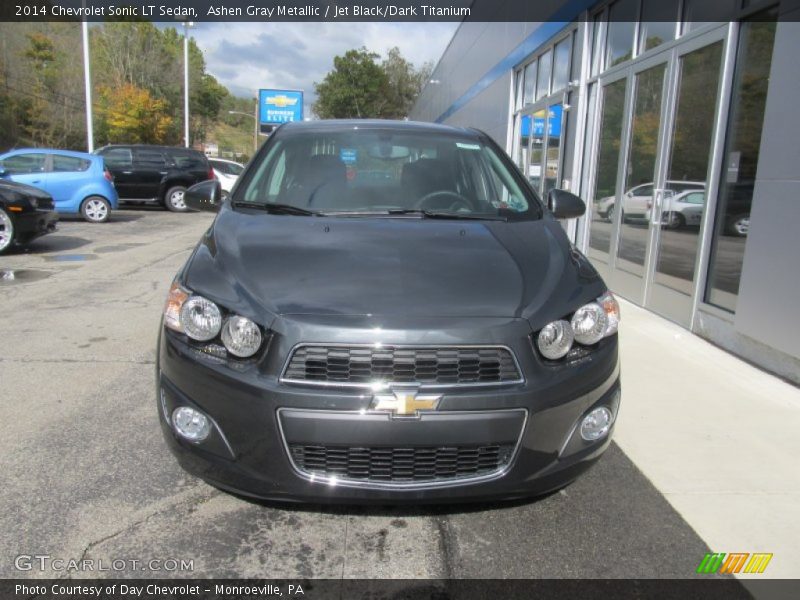 Ashen Gray Metallic / Jet Black/Dark Titanium 2014 Chevrolet Sonic LT Sedan