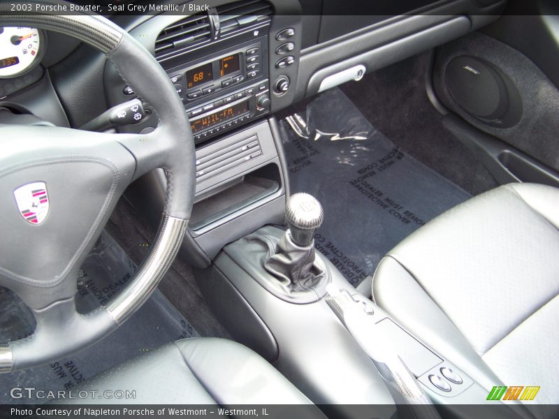 Seal Grey Metallic / Black 2003 Porsche Boxster