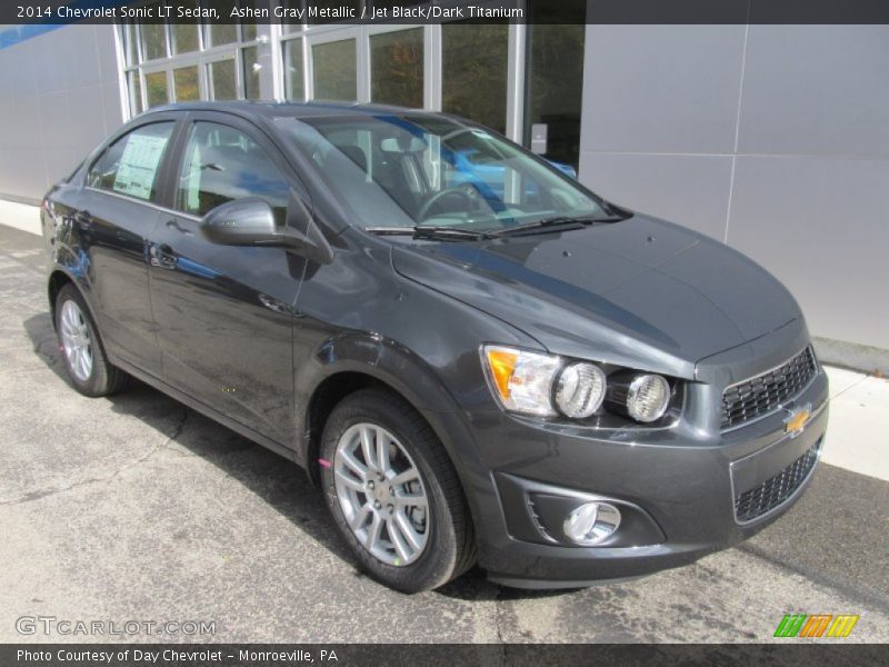 Ashen Gray Metallic / Jet Black/Dark Titanium 2014 Chevrolet Sonic LT Sedan