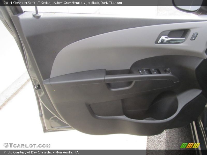 Ashen Gray Metallic / Jet Black/Dark Titanium 2014 Chevrolet Sonic LT Sedan