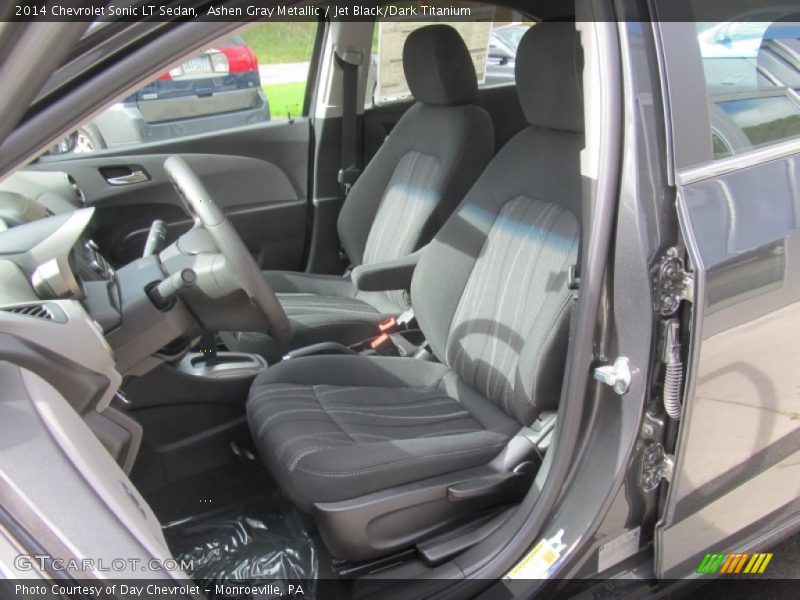 Ashen Gray Metallic / Jet Black/Dark Titanium 2014 Chevrolet Sonic LT Sedan