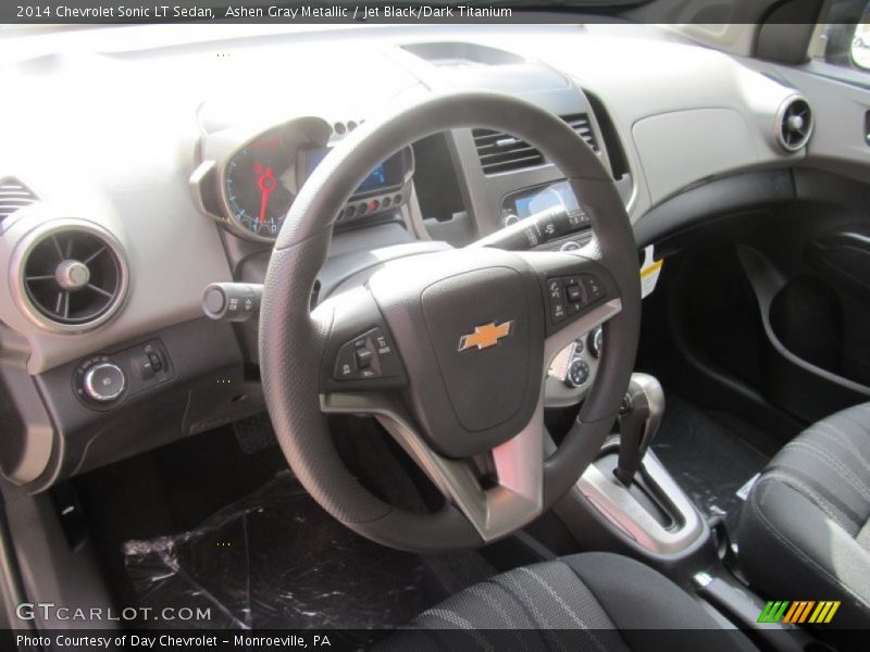 Ashen Gray Metallic / Jet Black/Dark Titanium 2014 Chevrolet Sonic LT Sedan