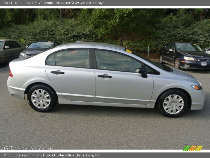 Alabaster Silver Metallic / Gray 2011 Honda Civic DX-VP Sedan