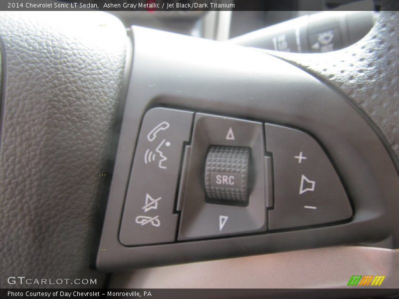 Ashen Gray Metallic / Jet Black/Dark Titanium 2014 Chevrolet Sonic LT Sedan