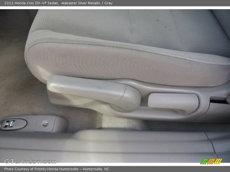 Alabaster Silver Metallic / Gray 2011 Honda Civic DX-VP Sedan