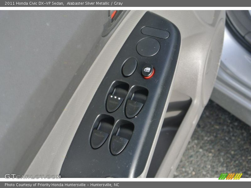 Alabaster Silver Metallic / Gray 2011 Honda Civic DX-VP Sedan