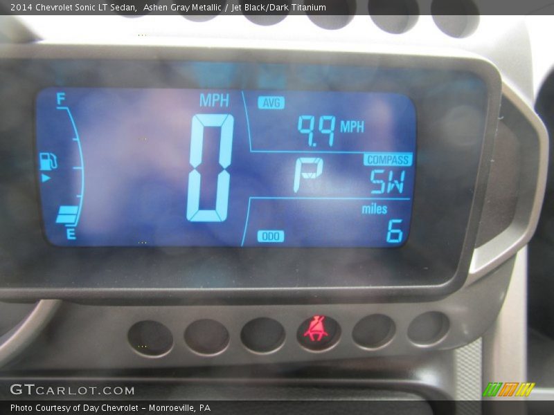 Ashen Gray Metallic / Jet Black/Dark Titanium 2014 Chevrolet Sonic LT Sedan