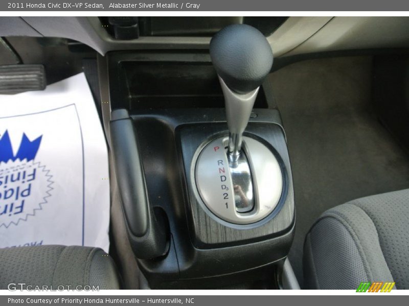 Alabaster Silver Metallic / Gray 2011 Honda Civic DX-VP Sedan