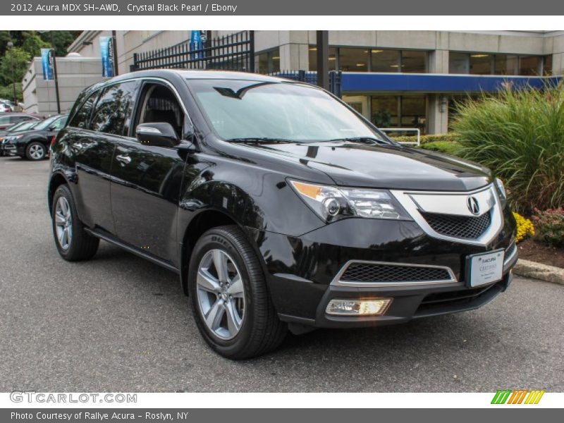 Crystal Black Pearl / Ebony 2012 Acura MDX SH-AWD