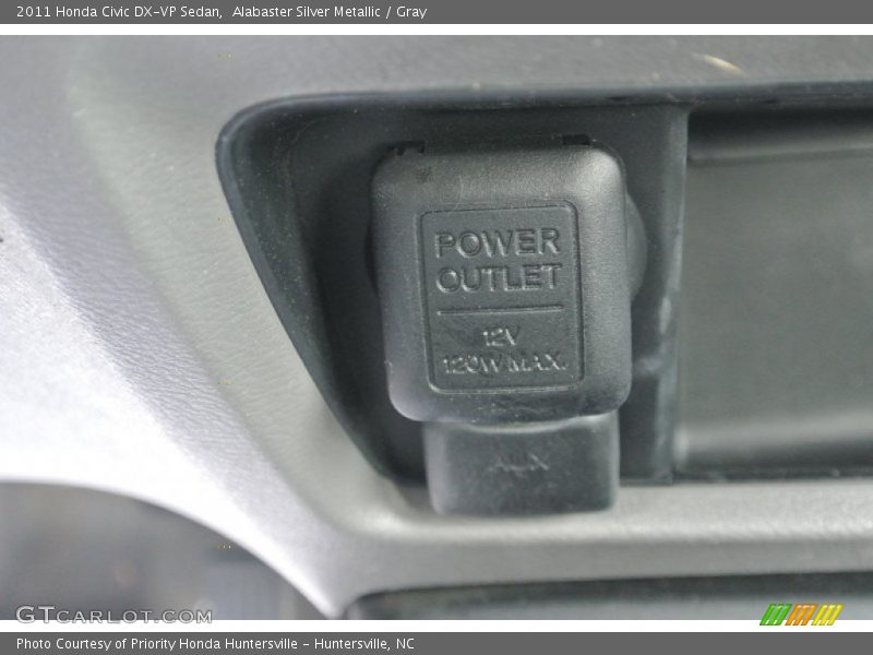Alabaster Silver Metallic / Gray 2011 Honda Civic DX-VP Sedan