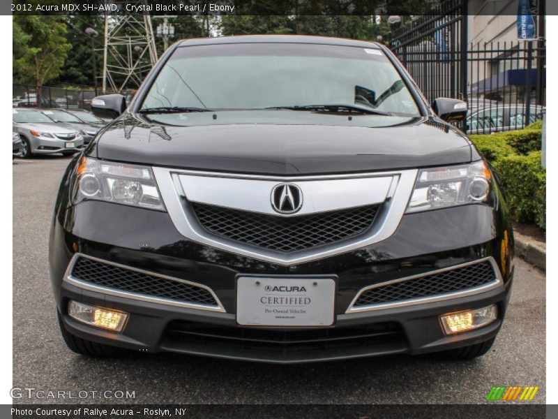 Crystal Black Pearl / Ebony 2012 Acura MDX SH-AWD