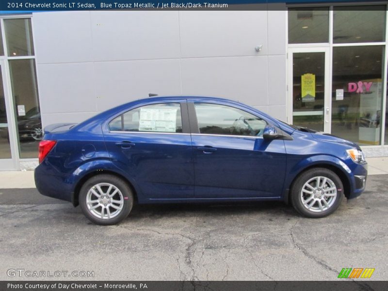  2014 Sonic LT Sedan Blue Topaz Metallic