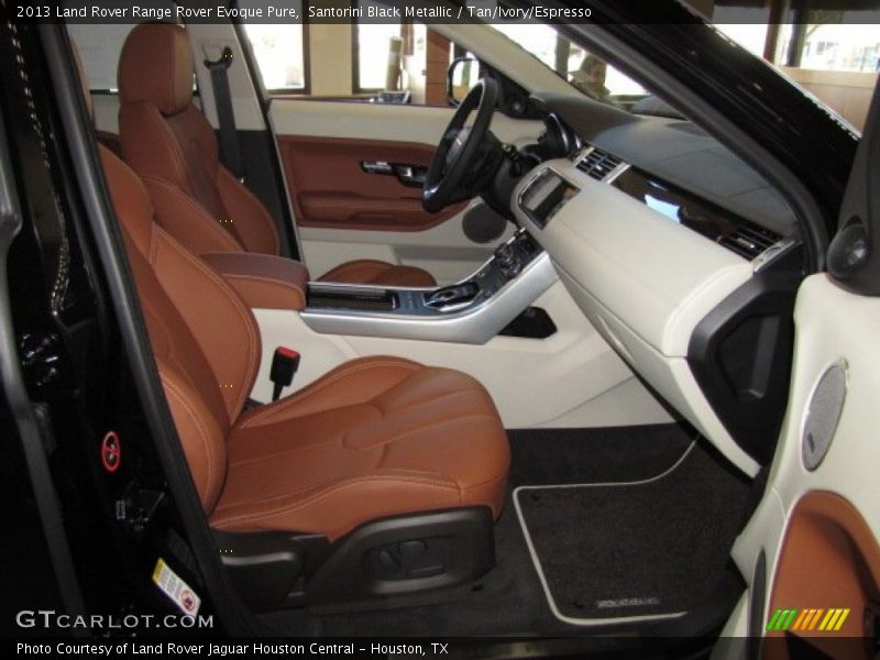Front Seat of 2013 Range Rover Evoque Pure